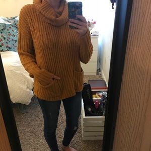 Cowl neck sweater